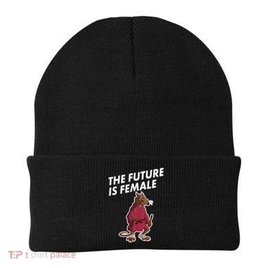 The Future Is Female Funny Splinter Meme Beanie