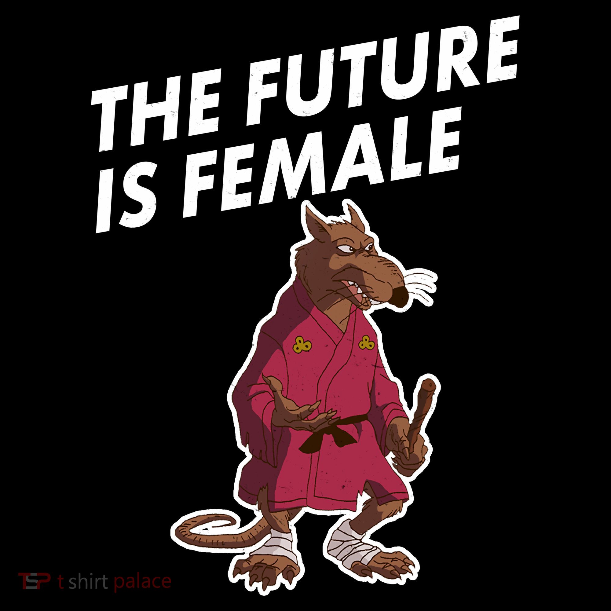 The Future Is Female Funny Splinter Meme Pajama Set