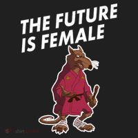 The Future Is Female Funny Splinter Meme Hat thumb 2