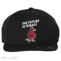 The Future Is Female Funny Splinter Meme Wool Snapback Cap thumb 0
