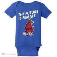 The Future Is Female Funny Splinter Meme Baby Bodysuit thumb 0