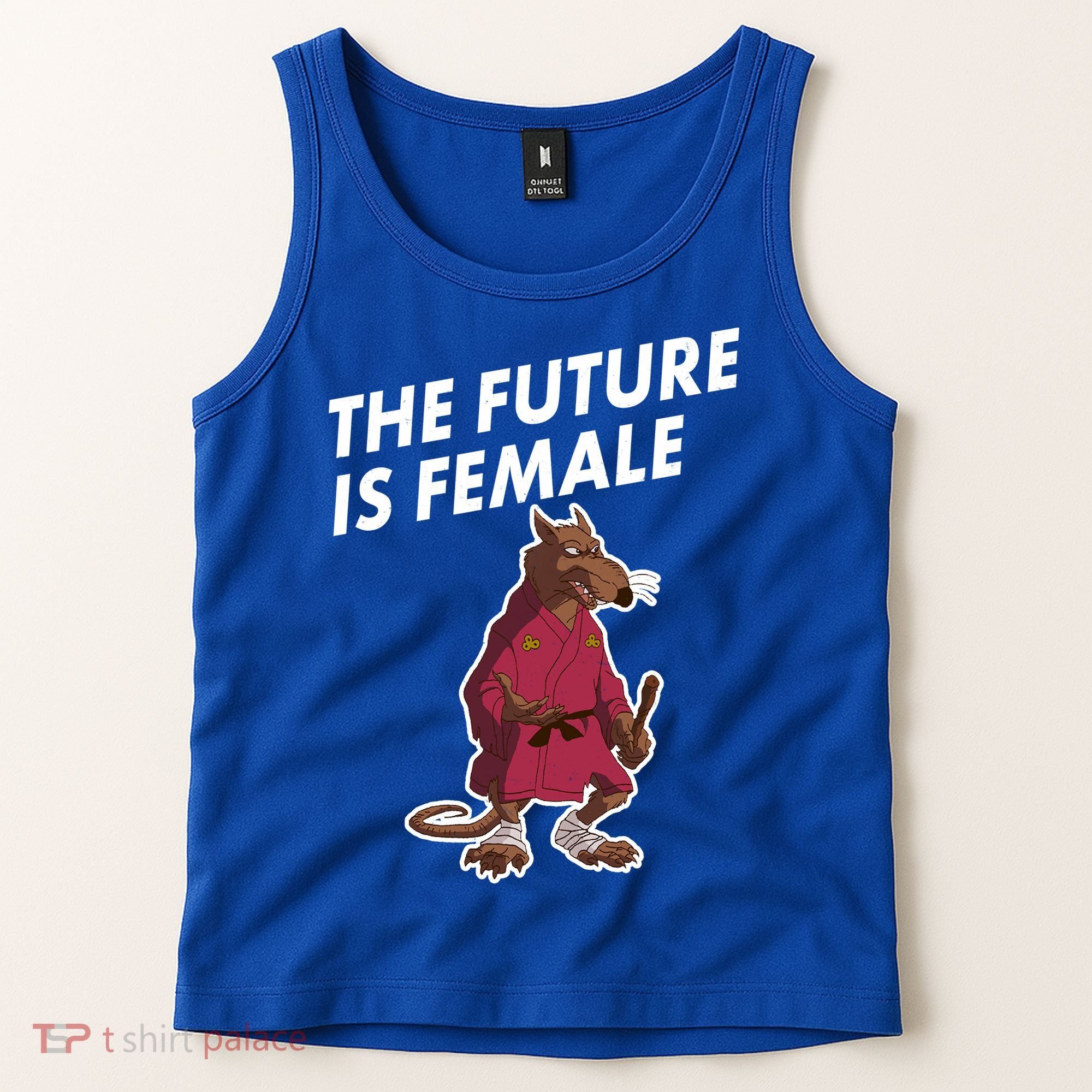 The Future Is Female Funny Splinter Meme Tank Top