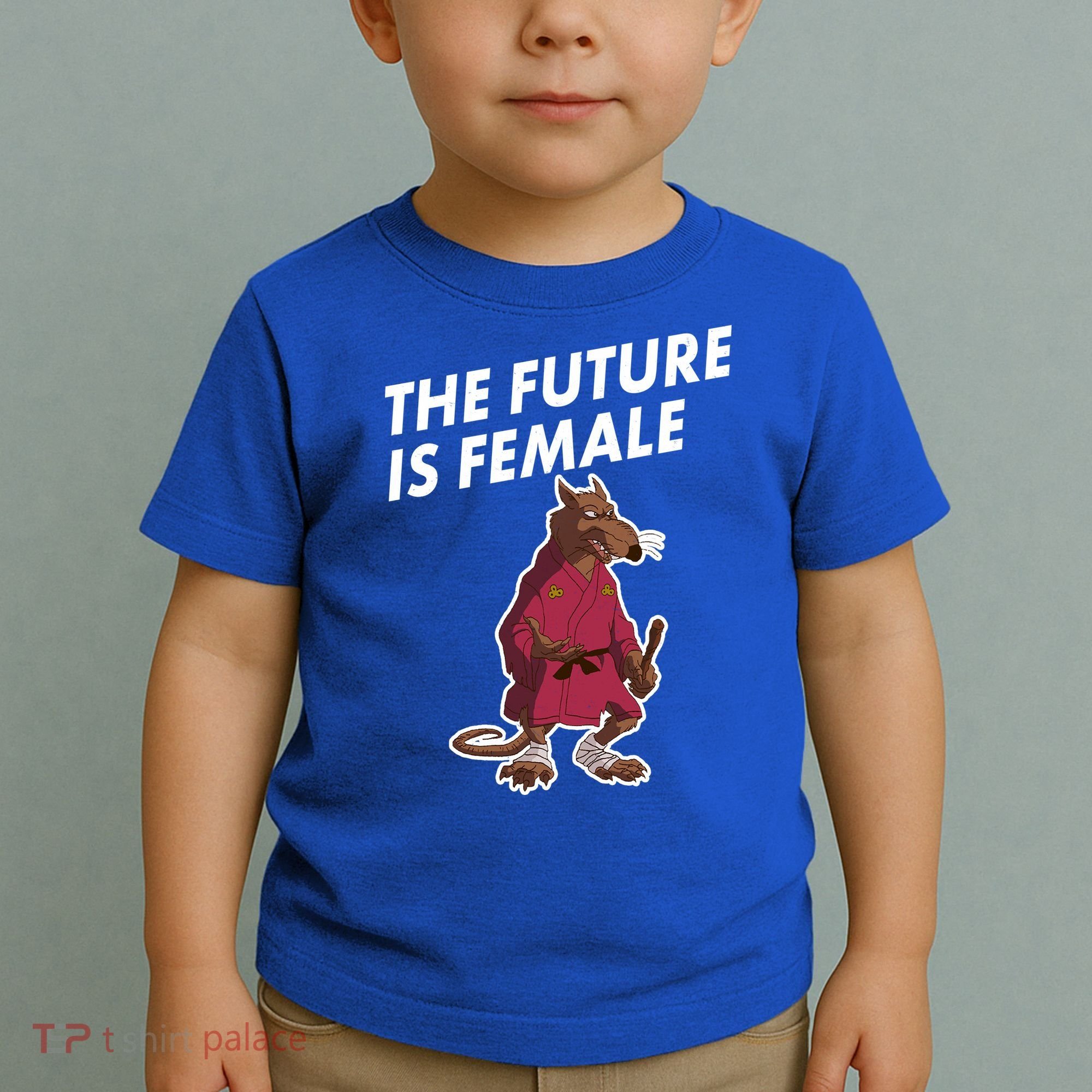 The Future Is Female Funny Splinter Meme Toddler T-Shirt