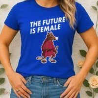The Future Is Female Funny Splinter Meme Women's T-Shirt thumb 2