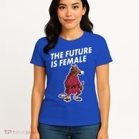 The Future Is Female Funny Splinter Meme Women's T-Shirt thumb 4