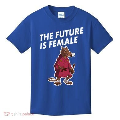 The Future Is Female Funny Splinter Meme Kids T-Shirt