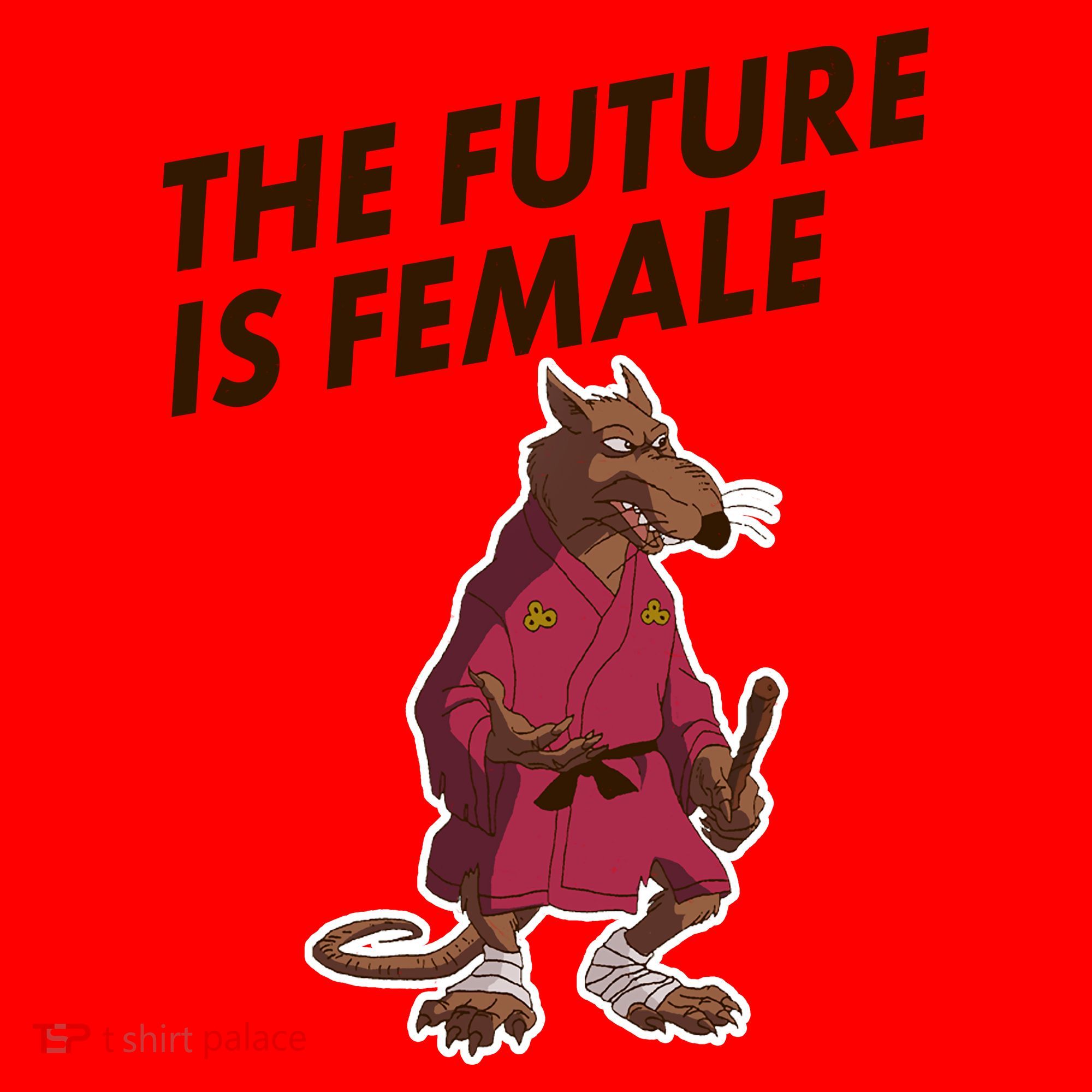 The Future Is Female Funny Splinter Meme Santa Hat