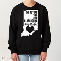 The Future Is In Our Classroom #REDFORED Women's Sweatshirt thumb 0