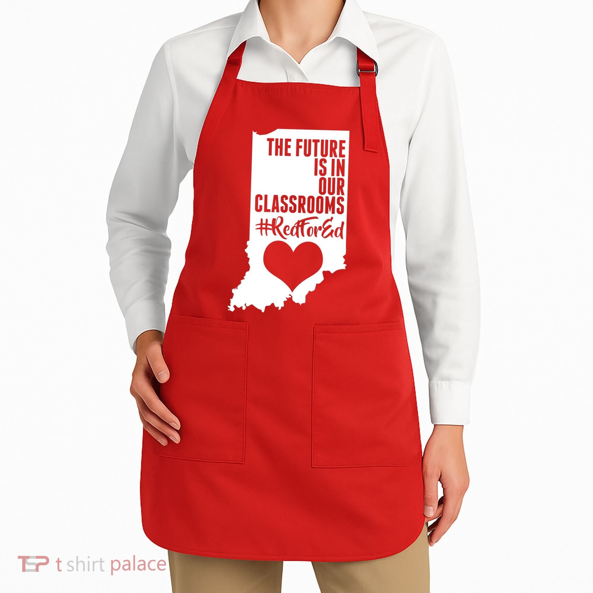 The Future Is In Our Classroom #REDFORED Apron