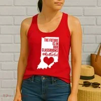 The Future Is In Our Classroom #REDFORED Women's Tank Top thumb 2