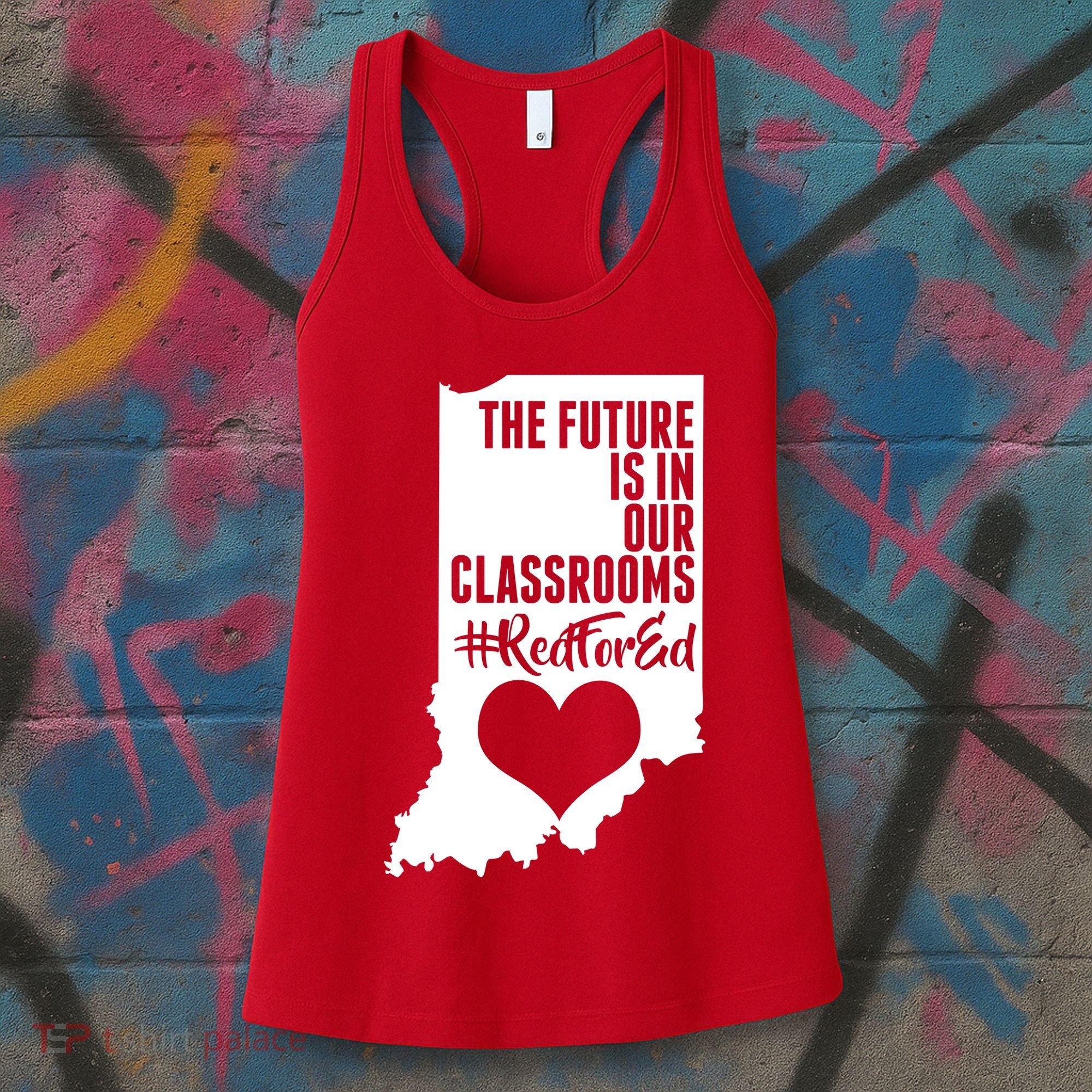 The Future Is In Our Classroom #REDFORED Women's Tank Top
