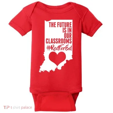 The Future Is In Our Classroom #REDFORED Baby Bodysuit
