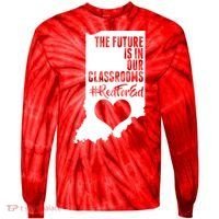 The Future Is In Our Classroom #REDFORED Tie-Dye Long Sleeve Shirt thumb 0
