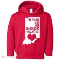 The Future Is In Our Classroom #REDFORED Toddler Hoodie thumb 0