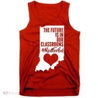 The Future Is In Our Classroom #REDFORED Tank Top thumb 0