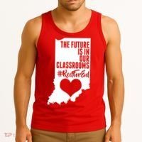 The Future Is In Our Classroom #REDFORED Tank Top thumb 3