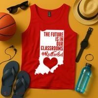The Future Is In Our Classroom #REDFORED Tank Top thumb 4