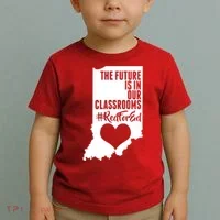 The Future Is In Our Classroom #REDFORED Toddler T-Shirt thumb 2