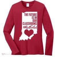 The Future Is In Our Classroom #REDFORED Women's Long Sleeve Shirt thumb 0