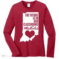 The Future Is In Our Classroom #REDFORED Women's Long Sleeve Shirt thumb 0