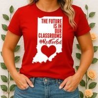 The Future Is In Our Classroom #REDFORED Women's T-Shirt thumb 2