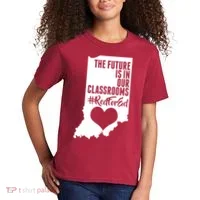 The Future Is In Our Classroom #REDFORED Kids T-Shirt thumb 2