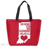 The Future Is In Our Classroom #REDFORED Tote Bag thumb 0