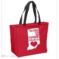 The Future Is In Our Classroom #REDFORED Tote Bag thumb 2