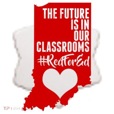 The Future Is In Our Classroom #REDFORED Ceramic Ornament