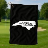 The Future Of North Carolina Is Is My Classroom Golf Towel thumb 1