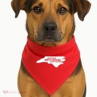 The Future Of North Carolina Is Is My Classroom USA-Made Doggie Bandana thumb 1