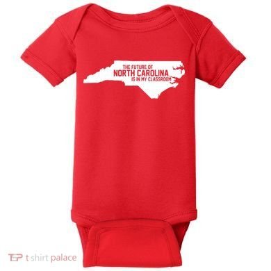 The Future Of North Carolina Is Is My Classroom Baby Bodysuit
