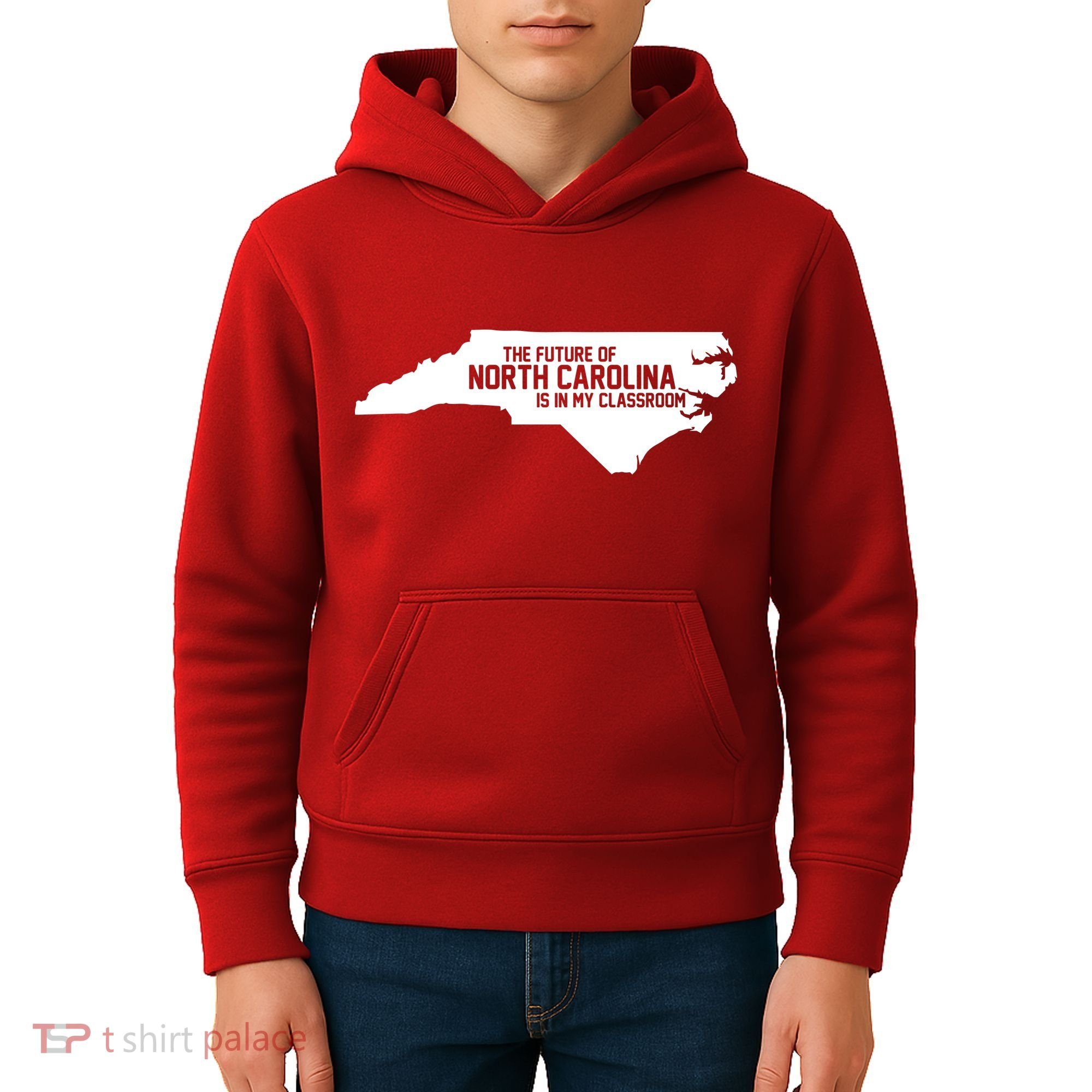 The Future Of North Carolina Is Is My Classroom Kids Hoodie