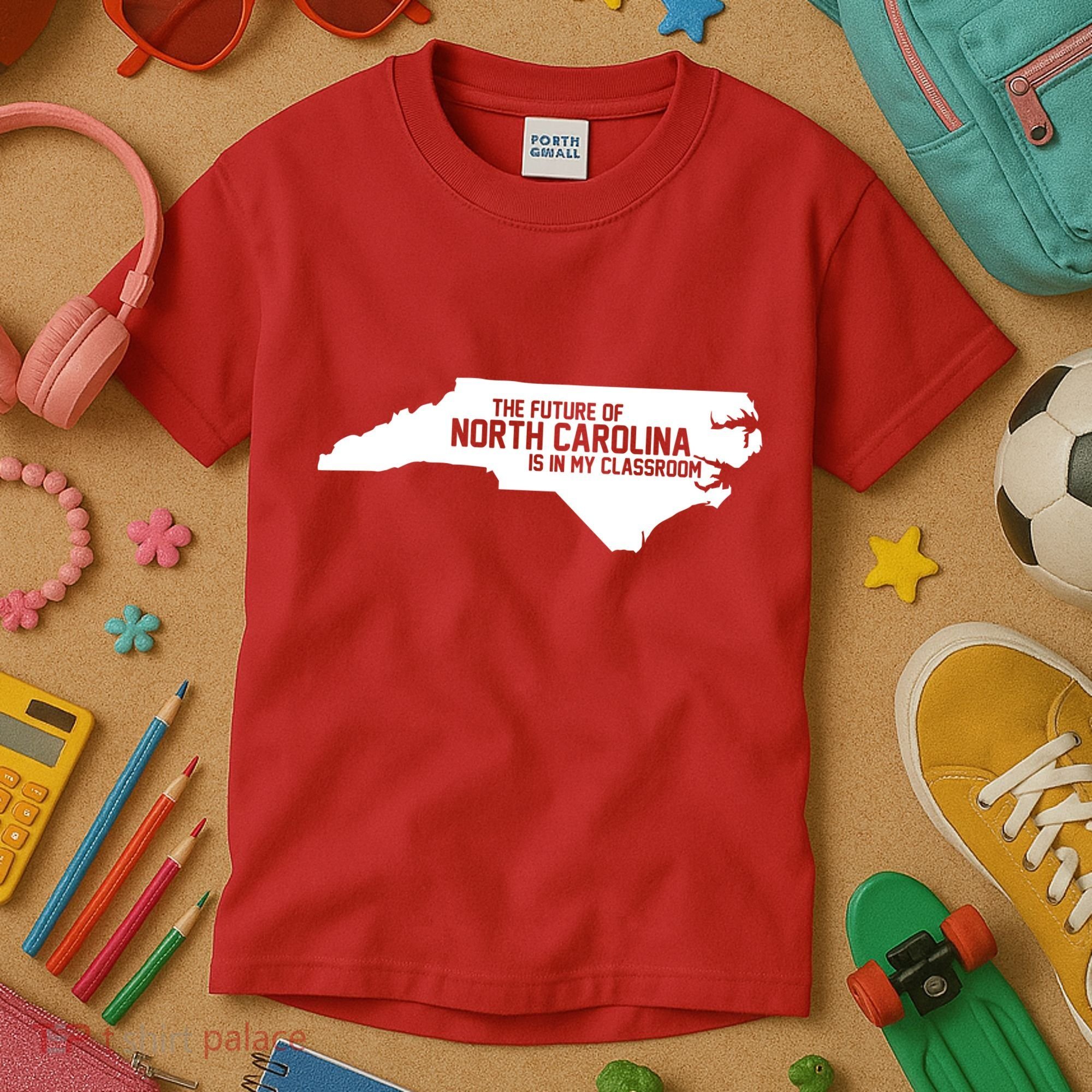 The Future Of North Carolina Is Is My Classroom Kids T-Shirt