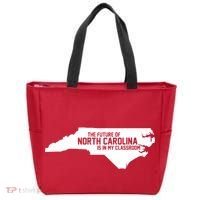 The Future Of North Carolina Is Is My Classroom Tote Bag thumb 0