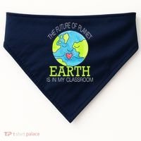 The Future Of Planet Earth Is In My Classroom USA-Made Doggie Bandana thumb 0