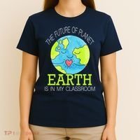 The Future Of Planet Earth Is In My Classroom T-Shirt thumb 4