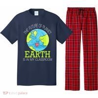The Future Of Planet Earth Is In My Classroom Pajama Set thumb 0