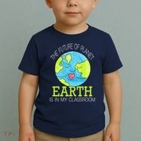 The Future Of Planet Earth Is In My Classroom Toddler T-Shirt thumb 2
