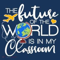 The Future of the World Is In My Classroom Mousepad thumb 1