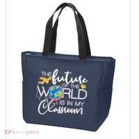 The Future of the World Is In My Classroom Tote Bag thumb 3
