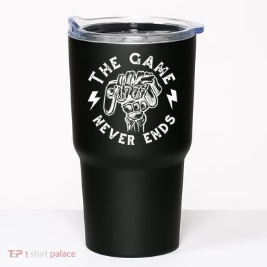 The Game Never Ends Tumbler