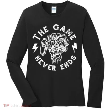 The Game Never Ends Women's Long Sleeve Shirt