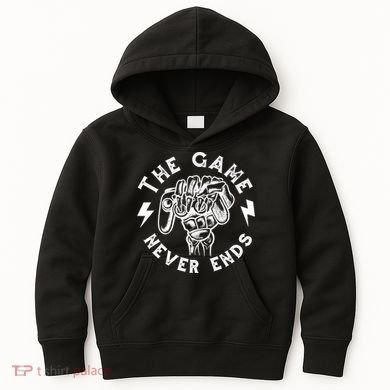 The Game Never Ends Kids Hoodie