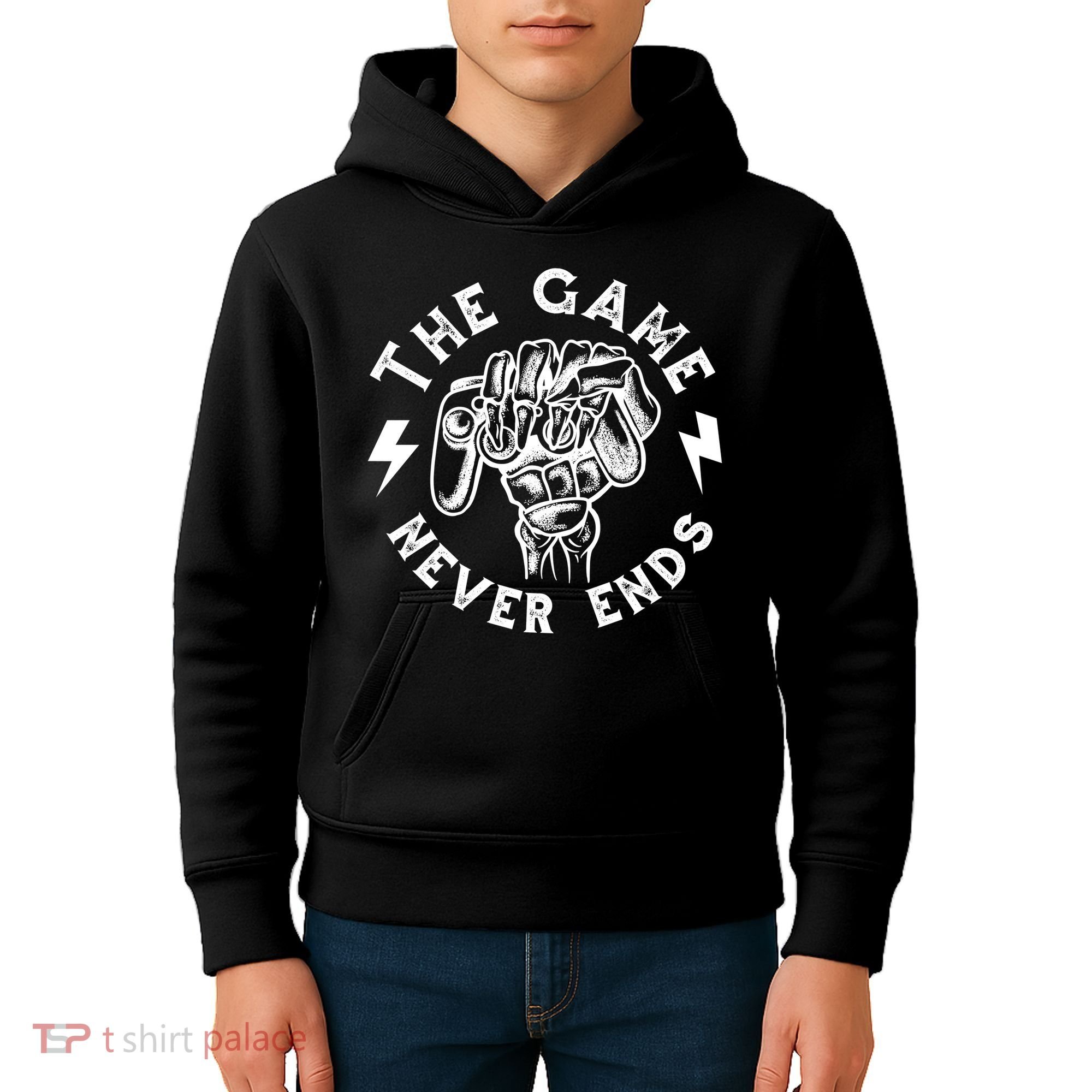 The Game Never Ends Kids Hoodie