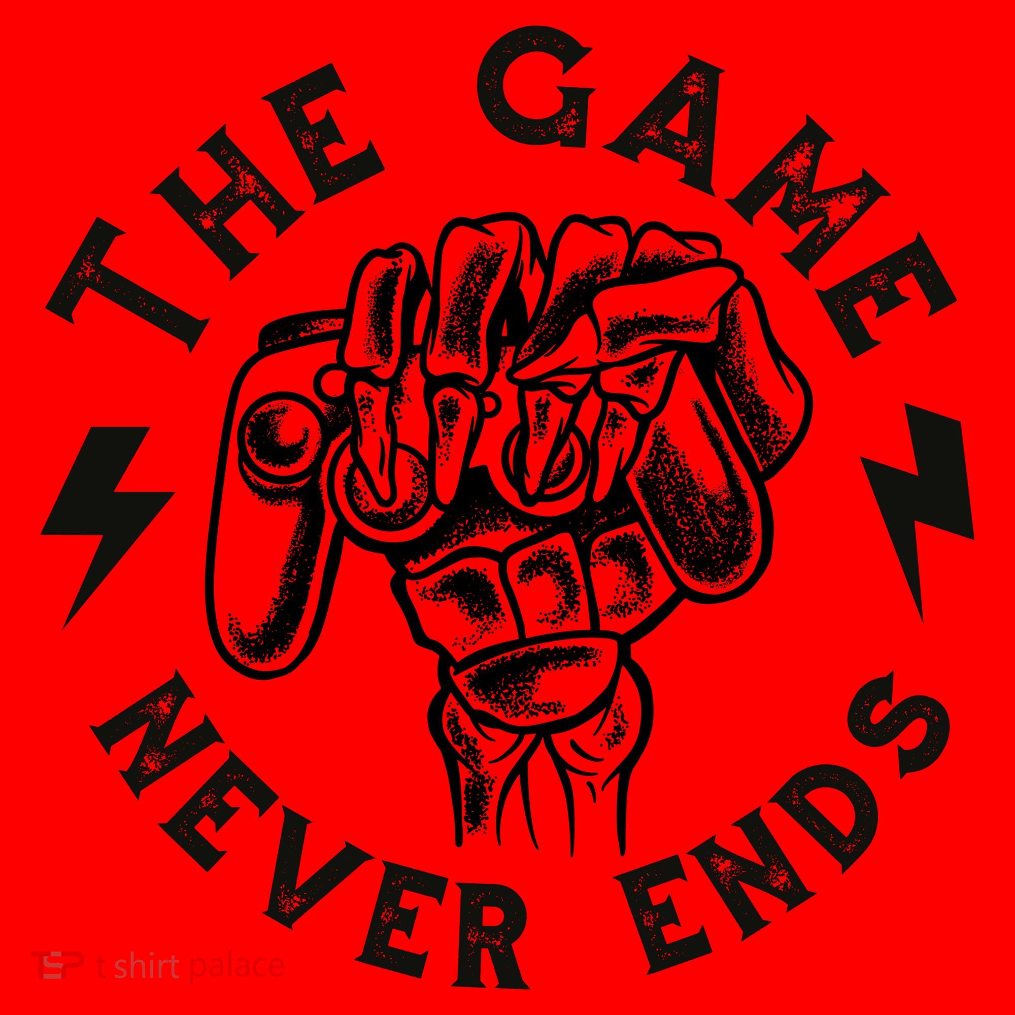 The Game Never Ends Santa Hat