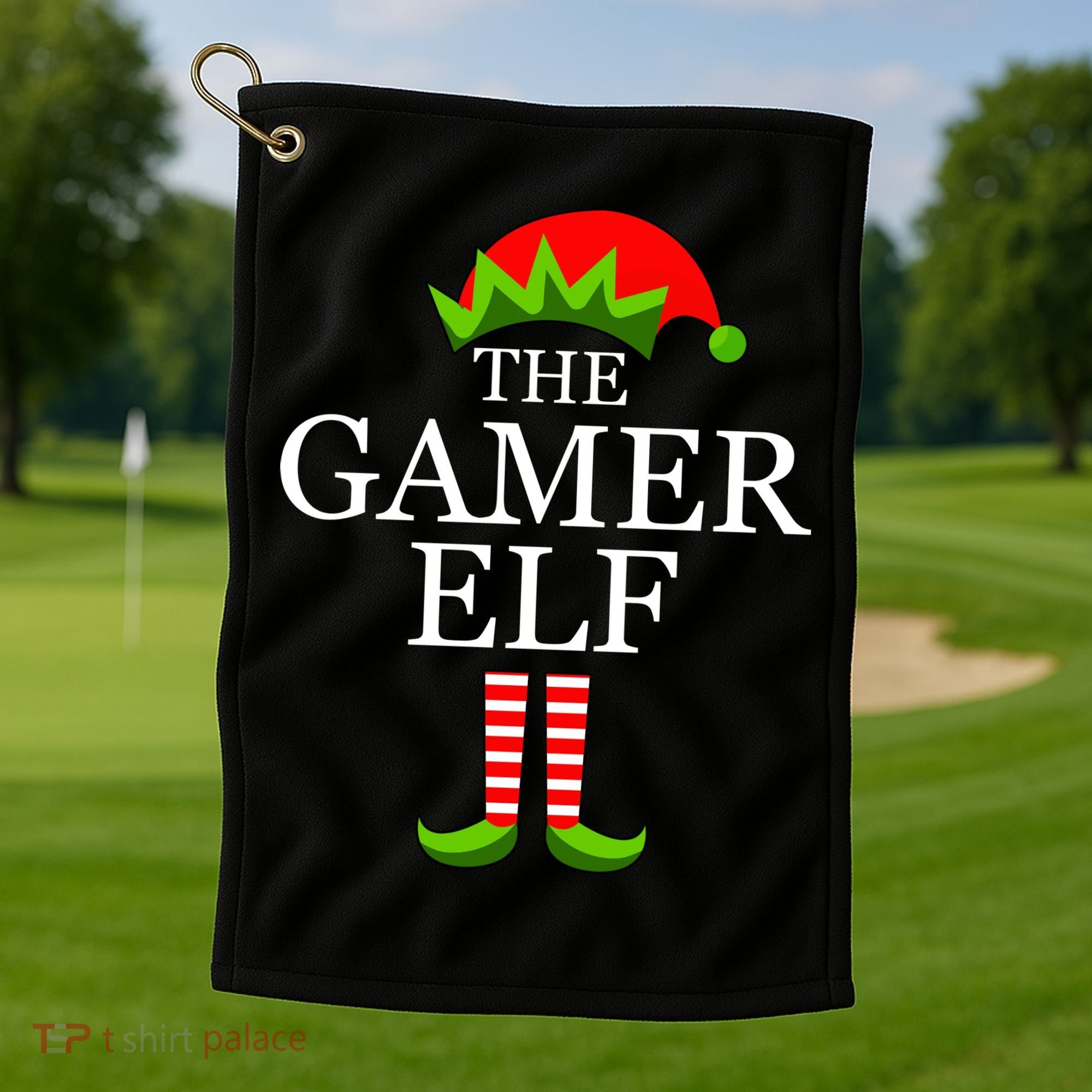 The Gamer Elf Golf Towel