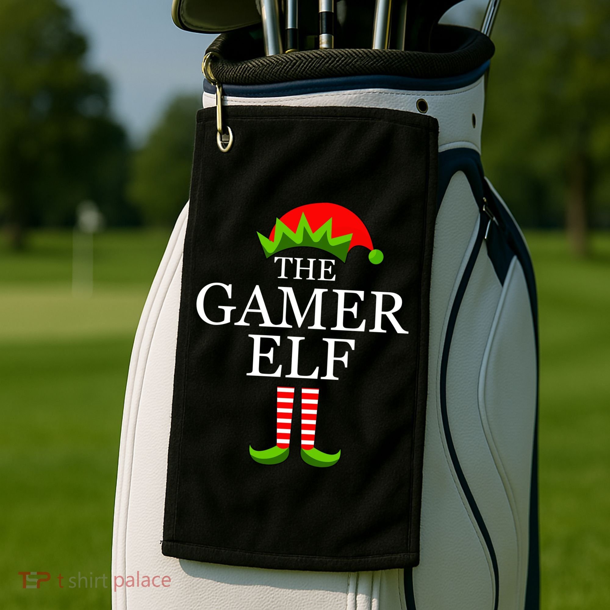 The Gamer Elf Golf Towel