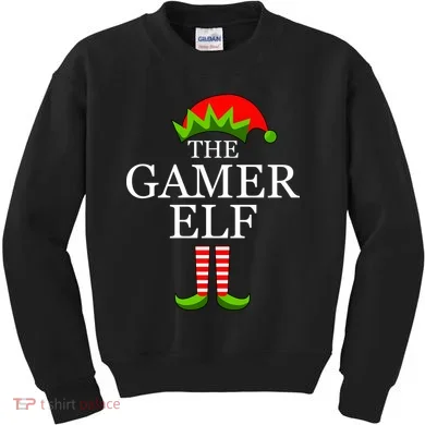 The Gamer Elf Kids Sweatshirt