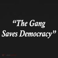 The Gang Saves Democracy Philadelphia Button thumb 1